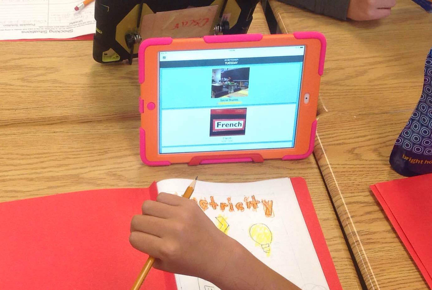 Diana and her students